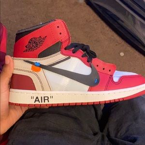 Off white Jordan 1s